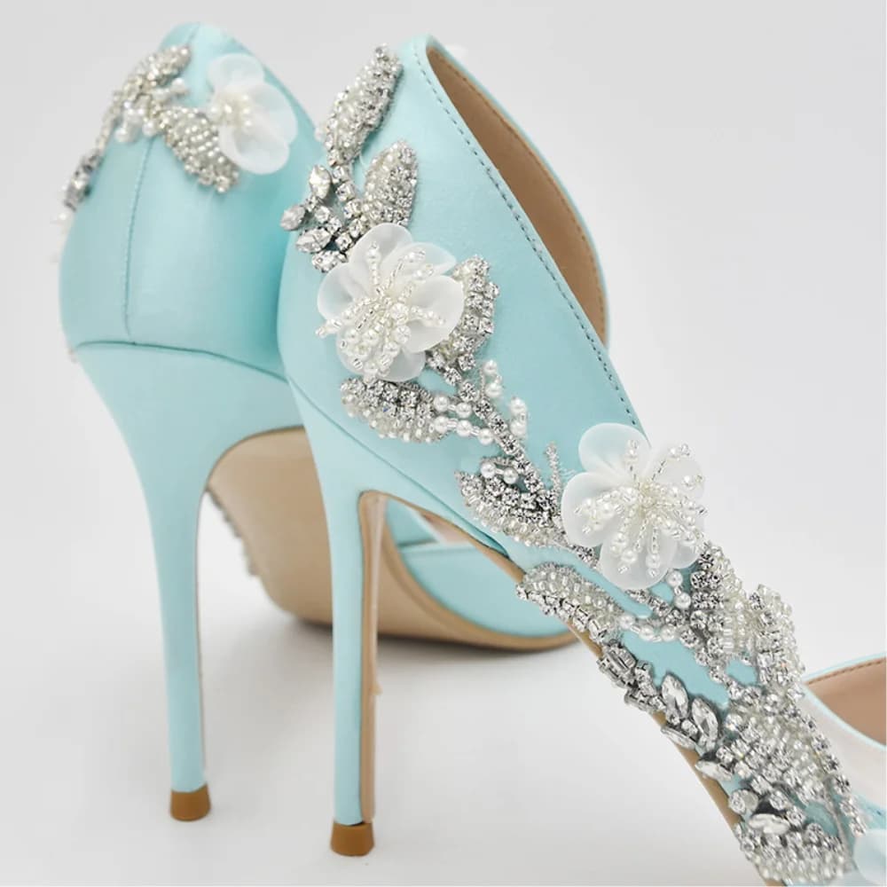 TOPQUEEN Divertenti Applicazioni Floreali Fai-da-Te per Scarpe con Tacco Alto, Borse, Patch Decorative per Abiti da Donna, Fatti a Mano S13