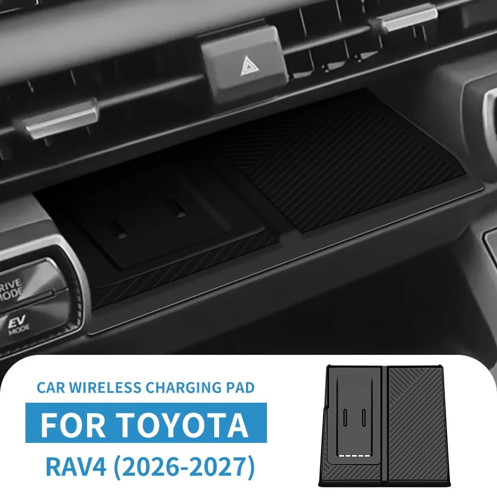 For Toyota RAV4 RAV 4 2026+ Silicone tray for central console and passenger armrest, special interior accessories