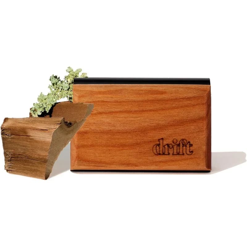 Deodorante per auto Drift - Deodorante per ambienti in legno - Eliminatore di odori per auto - Kit iniziale con profumo di teak