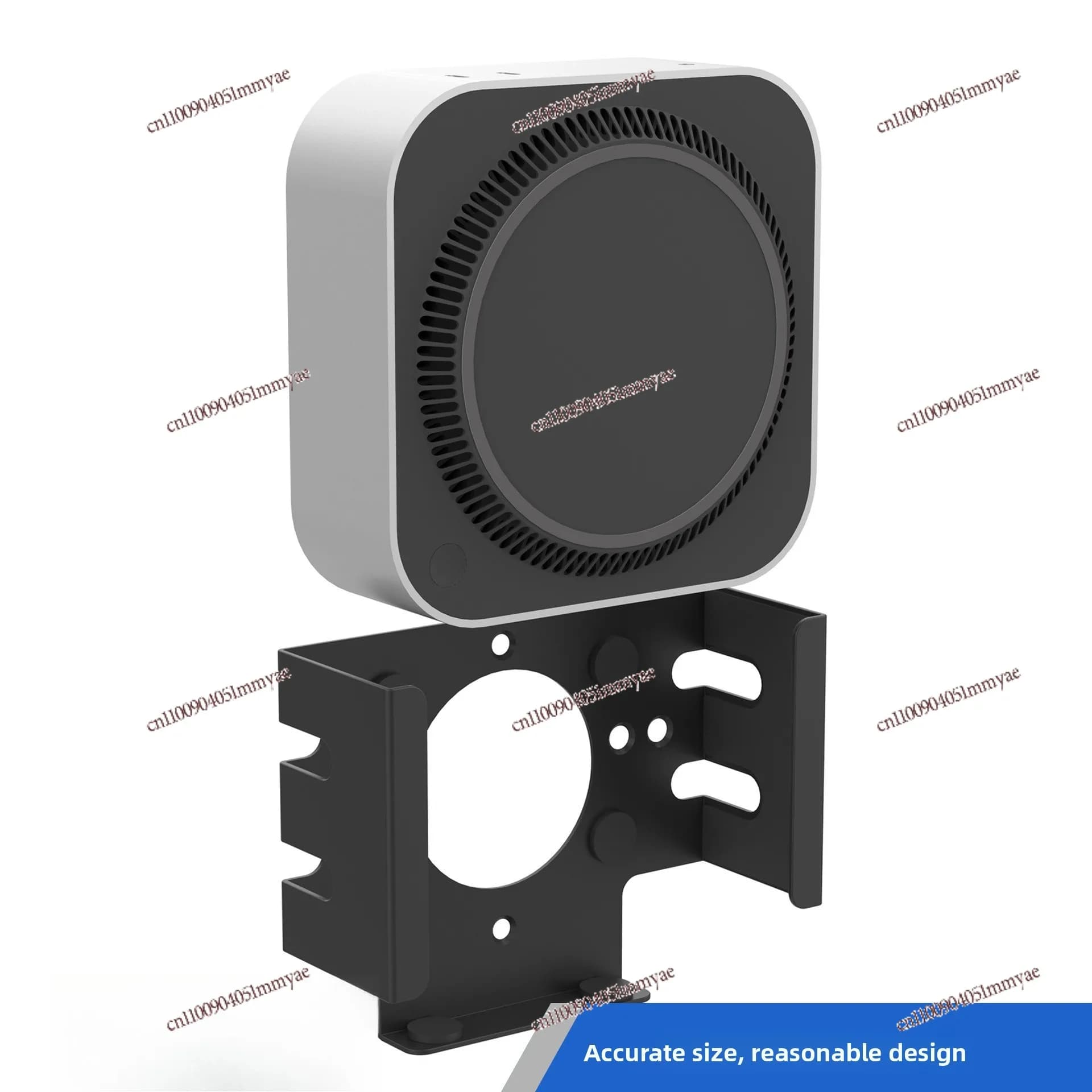 M4 computer desk stand: mounting bracket for metal iron monitor under table or with cushion protection