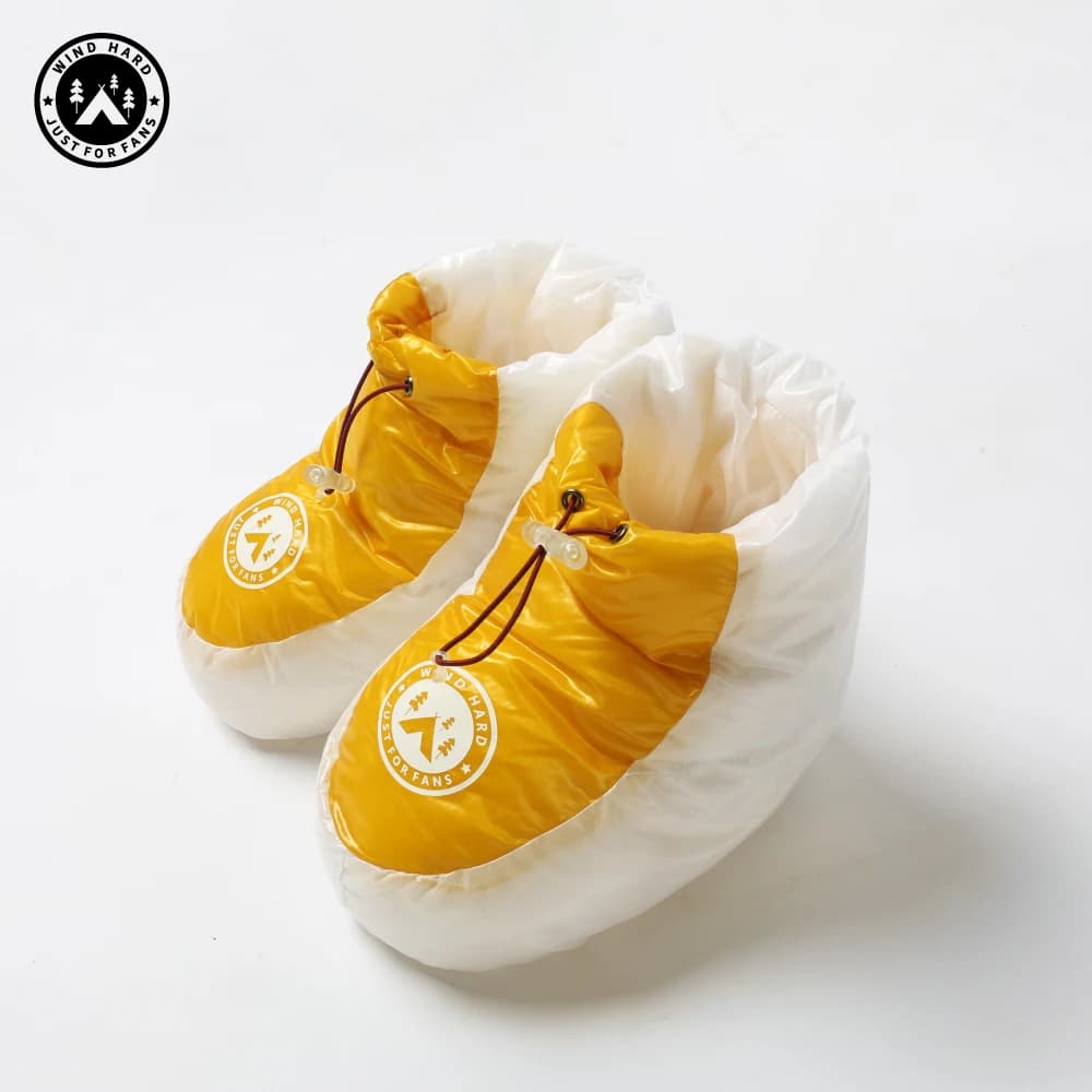 WIND HARD 10D 800FP Down Pro Shoes Cover warm outdoor socks light winter slippers for backpack for sleeping bag and tent