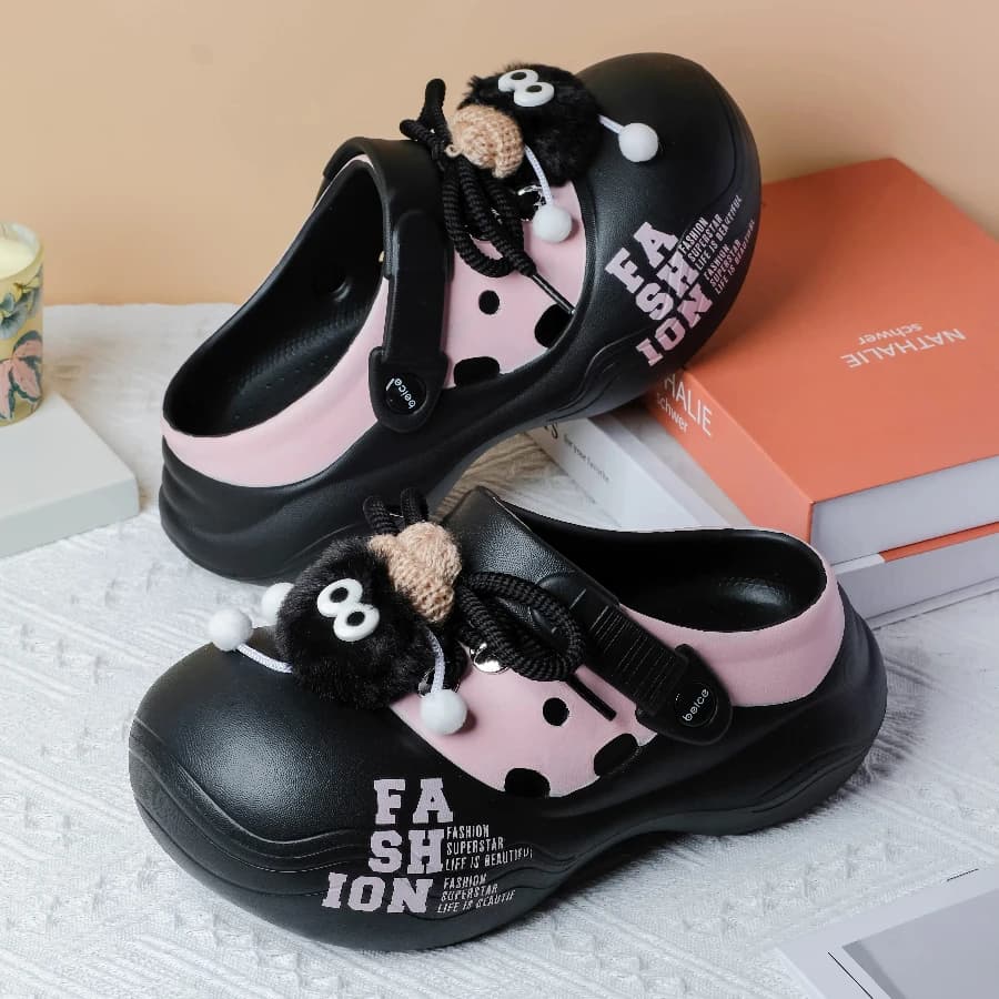 Sandali con plateau grosso da esterno da donna Zoccoli antiscivolo Scivoli Lacci piatti e traspiranti a righe Pantofole con suola spessa e punta chiusa