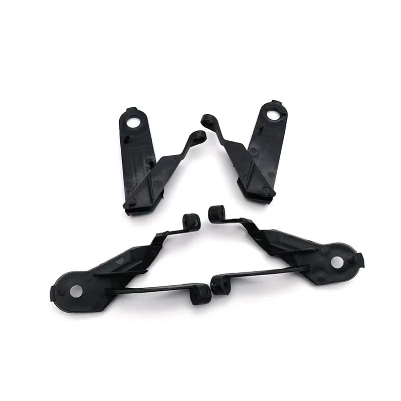 4X for Toyota Lexus NX200 NX300 2022-2024 Kit repair headlights bracket black plastic fixing claw headlight protection ring