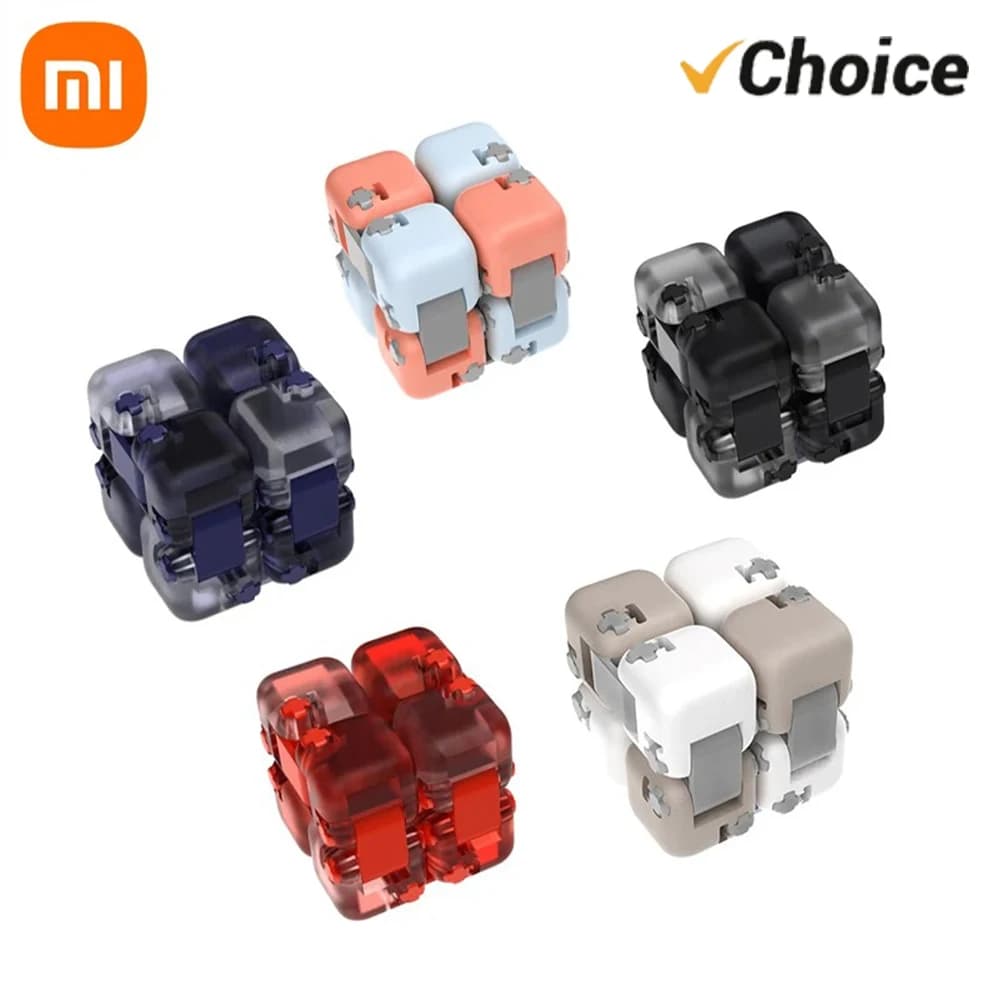 Xiaomi Mitu Colorato Fidget Cube Spinner Sette Sorpresa Punta delle dita Building Block Mattoni Giocattolo Puzzle Assemblaggio Colore casuale