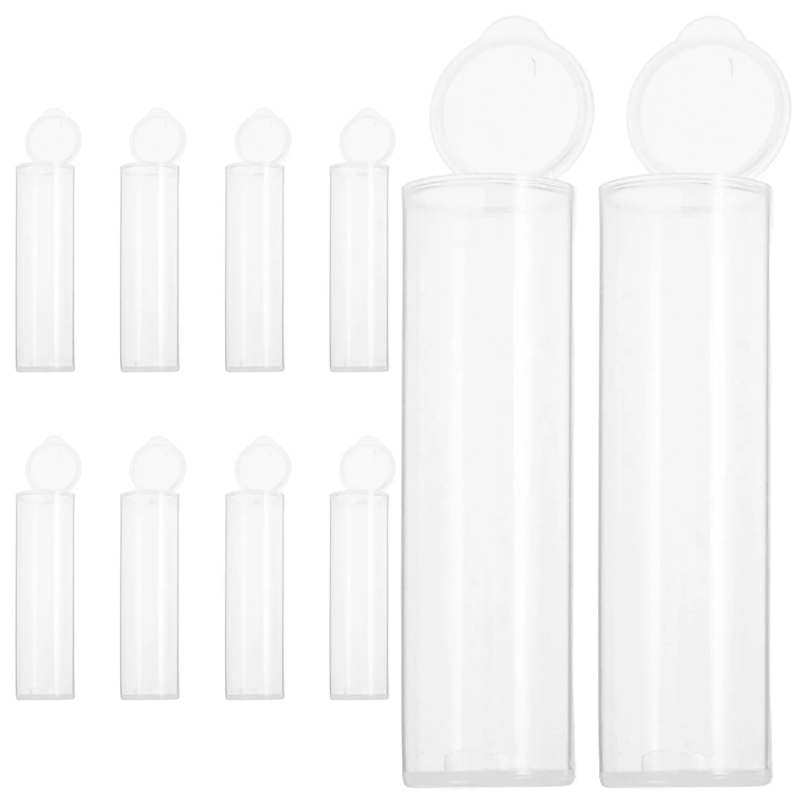 Set di 10 Contenitori in Plastica per Salviette, Tubi Ricaricabili a Prova di Perdite, Versatili Contenitori per Salviette e Asciugamani, Ideali per Viaggi e Casa