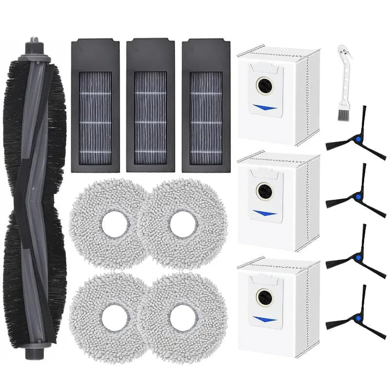 16 Pack Replacement Accessories Kit Compatible For ECOVACS DEEBOT X2 Omni, X2, X2 Pro Robot Vacuum‑Mop Cleaner Spare Parts