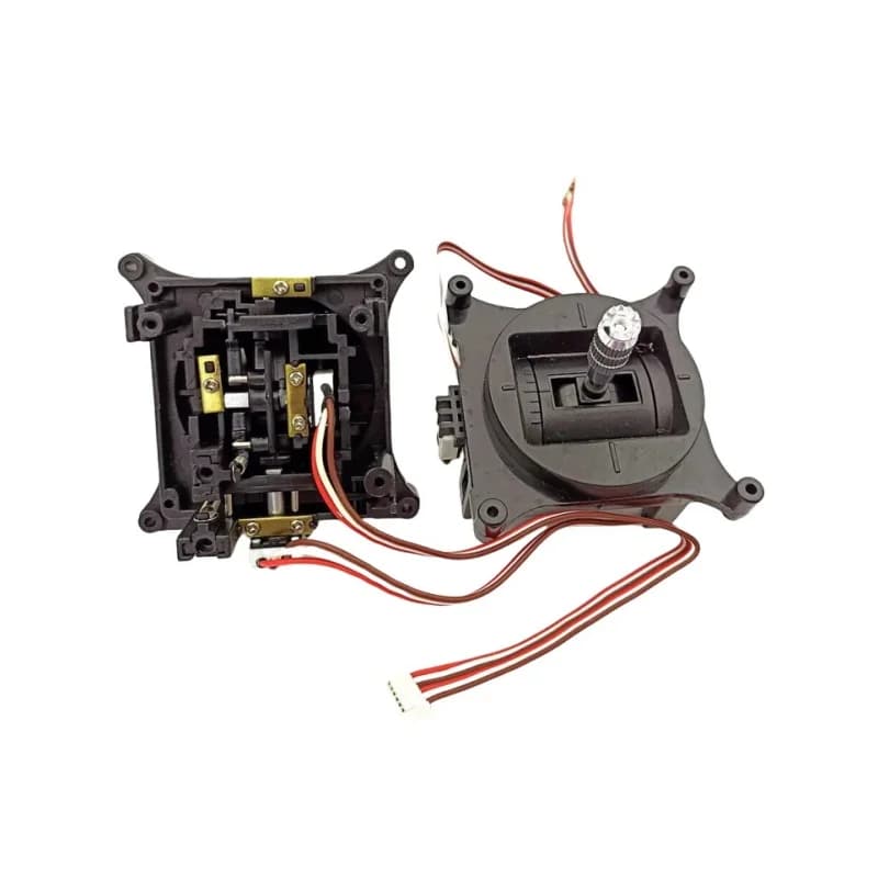 Parti di aggiornamento dell'acceleratore a bilanciere con bastone di controllo cardanico per trasmettitore Spektrum DX6i DX9 HobbyKing ORX T-SIX Controller RC confezione da 2