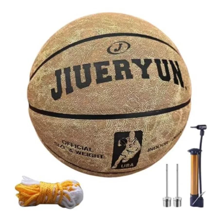 Pallone da basket professionale in pelle bovina di prima qualità per competizioni e allenamenti indoor