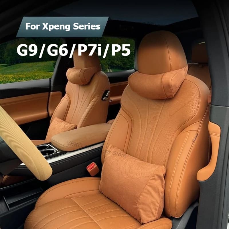 Per Xpeng G9 G6 P7i P5 2025 2026 2024 Seggiolino auto Poggiatesta Cuscino per il collo Cuscino protettivo Regolazione Collo Cuscino di supporto per la vita lombare