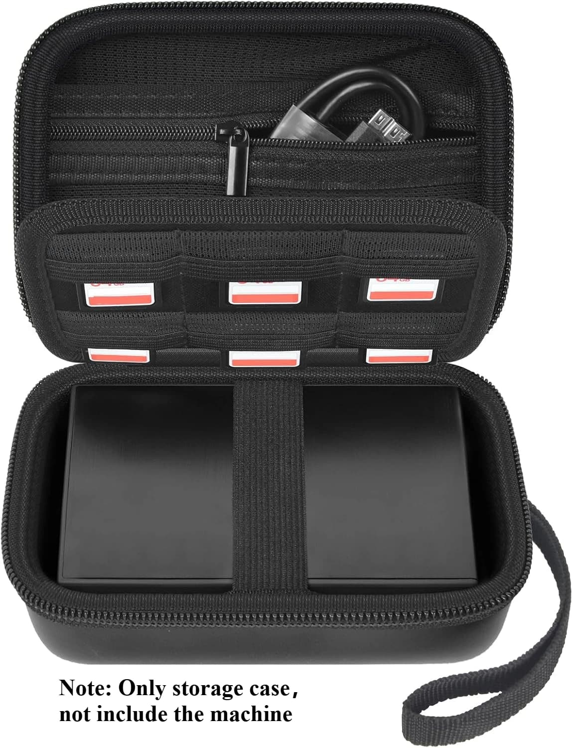 (Solo borsa) Borsa portaoggetti per disco rigido esterno per Seagate 1TB 2TB 4TB /per UnionSine/per Toshiba/per WD Elements HDD SSD portatile