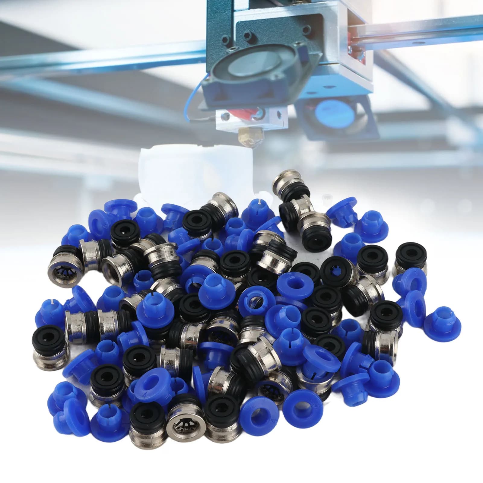 Pneumatic Valve Head Replacement ECAS04 Wear‑resistant Lightweight Heat‑resistant Pneumatic Valve Connector for 3D Printer
