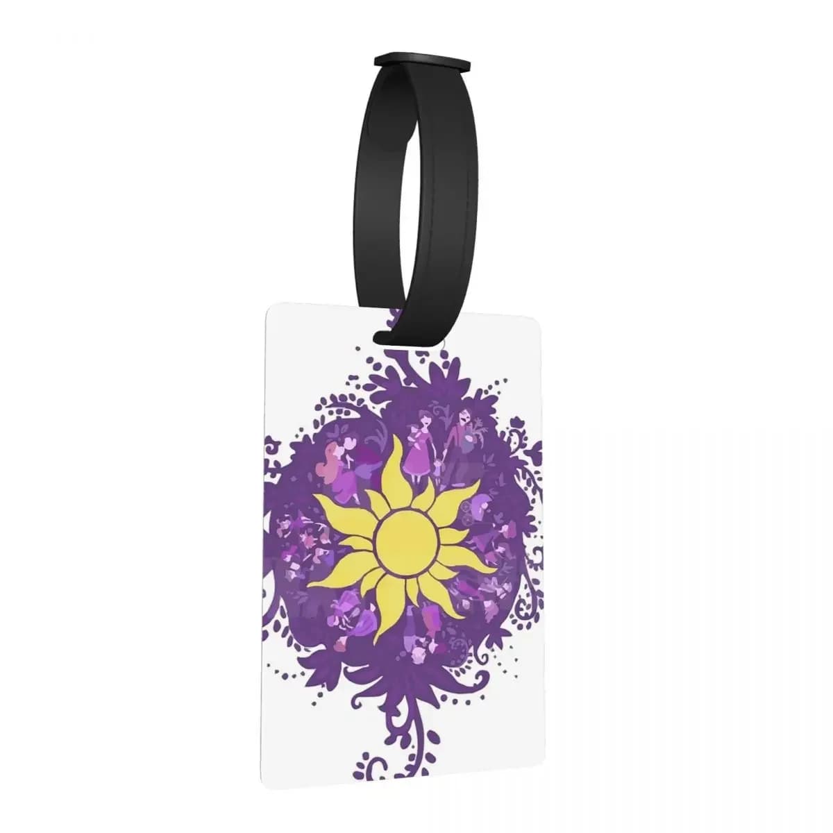 Tangled - Sun Kingdom Dance Etichette per bagagli Accessori per valigie Viaggi Bagagli portatili Etichetta d'imbarco Porta etichette ID Nome Indirizzo