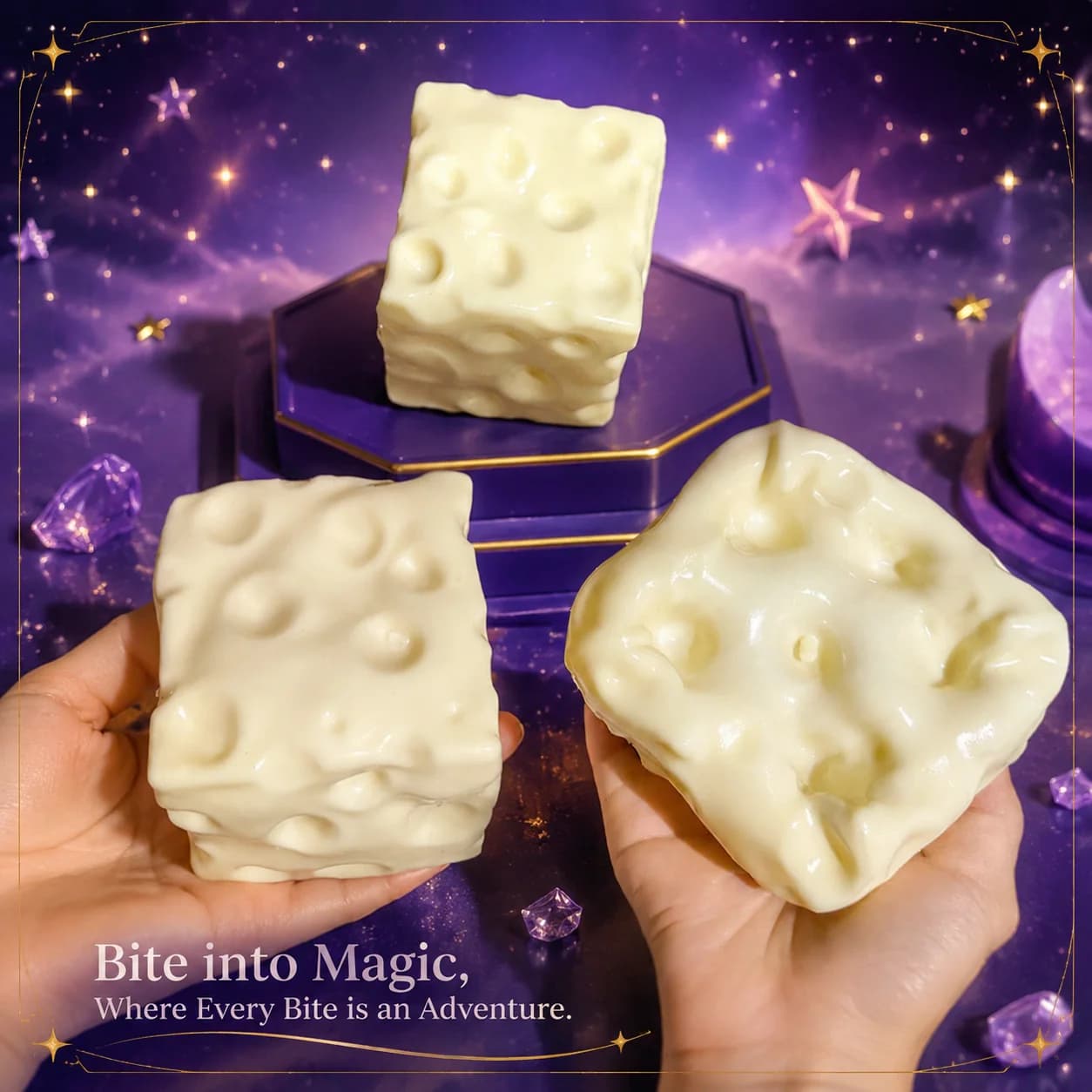 Stress Ball Squishy Cheese Cube Shapeable Fidget Toys Non Rebound Sensory Squeeze Ball for Kids Adults Relaxing Gifts