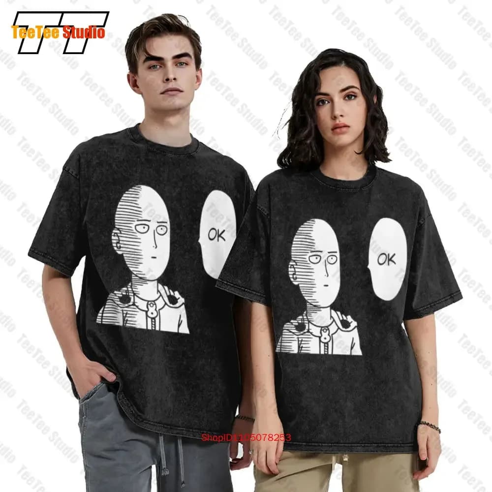 Ok One Punch Man Strongest Hero No Hair Saitama Vintage Golf Wear T-Shirt 0M72
