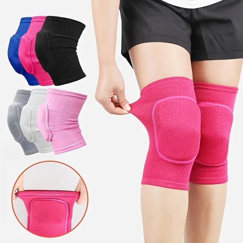 Warm Knee Pads,men and Women Non Slip Elastic Sports Knee Pads,Breathable Protective Gear Suitable for Cycling,Running,Fitness