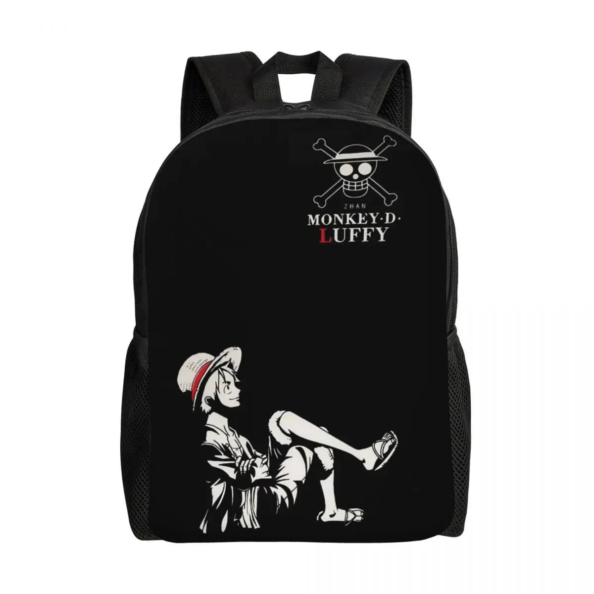 Zaini personalizzati Anime One P-Pieces per donne, uomini, studenti, borsa per libri, adatta per laptop da 15 pollici