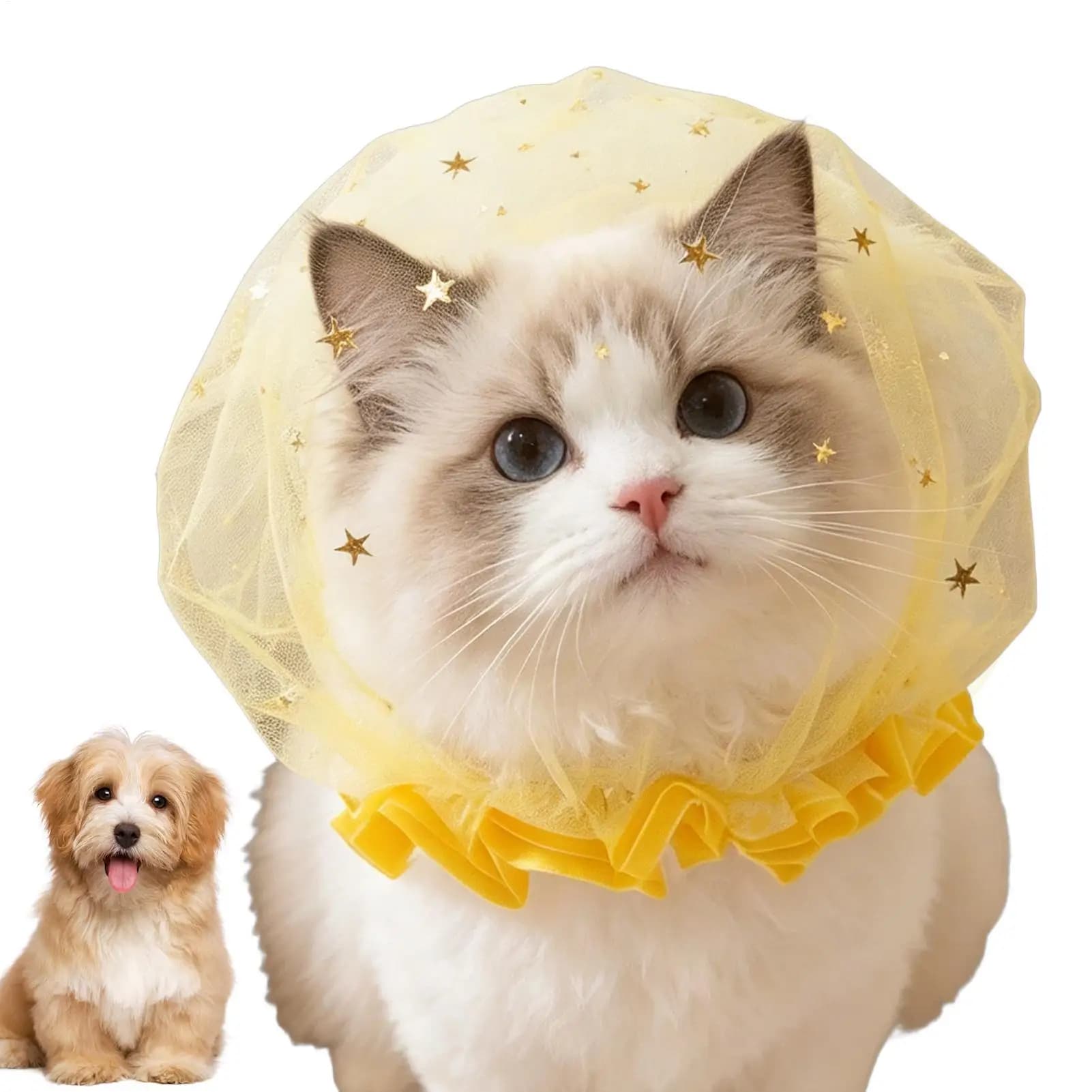 Copricapo in rete per cani da esterno, anti-ingozzamento, traspirante, portatile, per passeggiate, tipo nasello, accessori per animali domestici