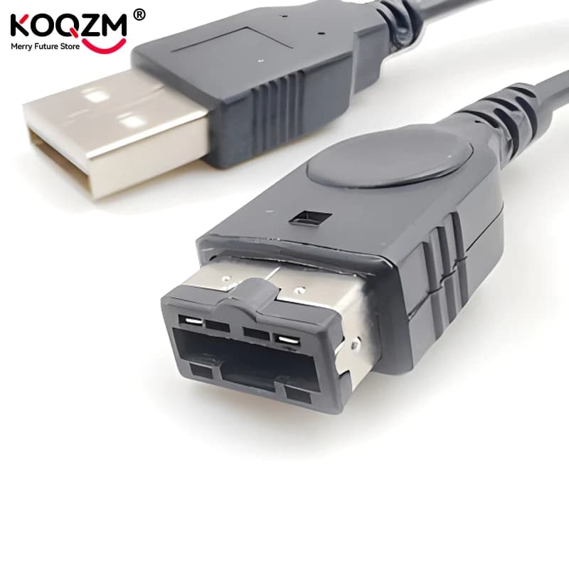 Cavo di ricarica per cavo di linea avanzata di ricarica USB nero 1PC per accessori per cavi per Console di gioco SP / GBA / GameBoy / Nintendo / DS