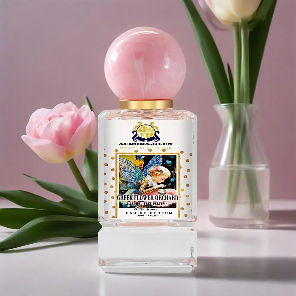 Pure Pink Floral Perfume Oil for Women, Long Duration, 50ml, Body Spray, Compatible with Clothes and Bedroom Diffusers
