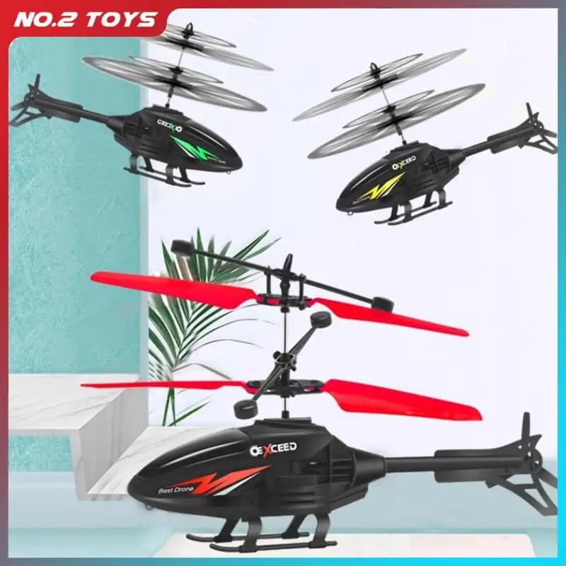 2.4G Drone telecomandato Elicottero RC Aereo giocattolo Drone radiocomandato con luci RC Aereo Giocattoli Giocattoli di volo per interni ed esterni