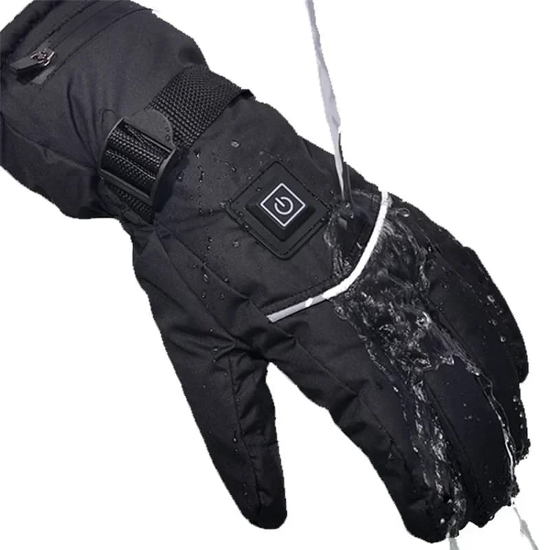 Guanti Riscaldati con Touch Screen per Snowboard, Guanti Invernali Caldi per Sci, Guanti Elettrici Riscaldati per Moto, Fodere Ricaricabili per Sport