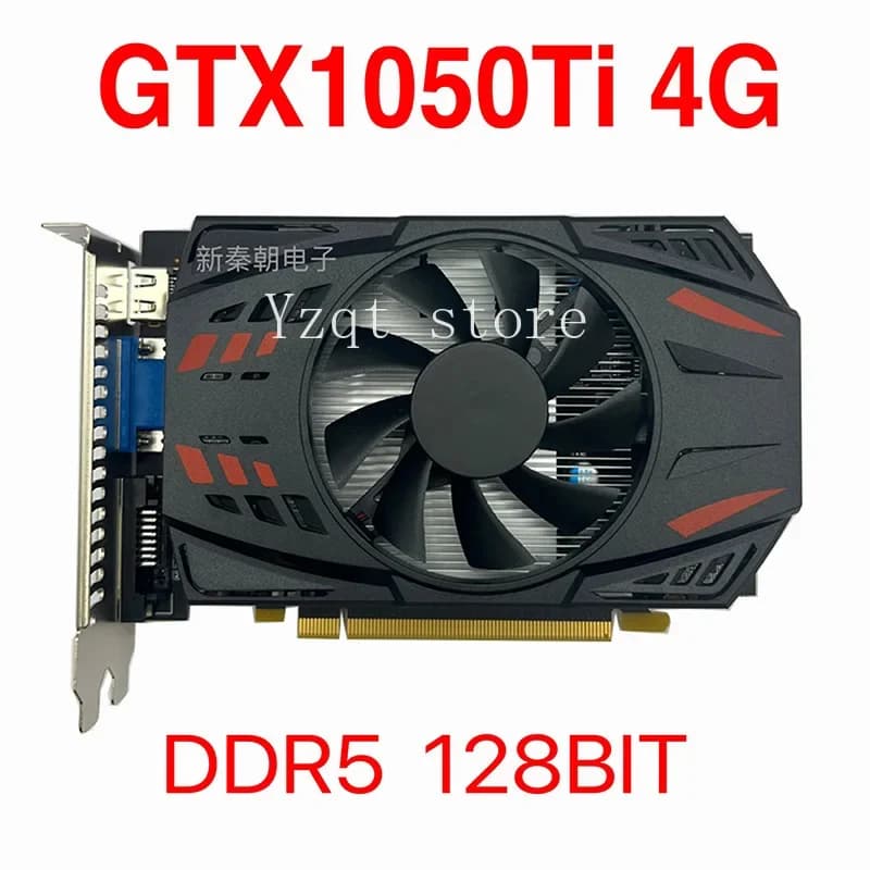 Scheda grafica GTX1050Ti 4G Scheda grafica indipendente per giochi ad alta definizione Aggiornamento computer desktop DDR5
