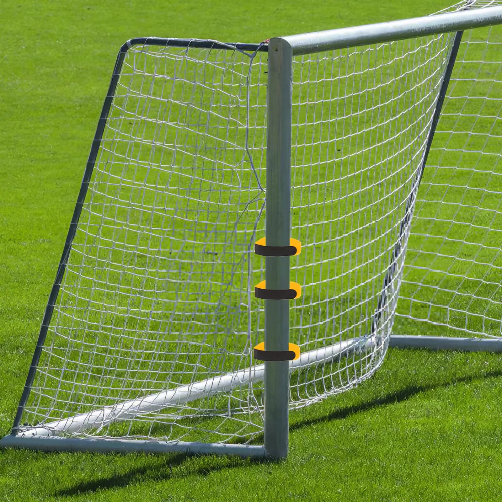 6 Pezzi Fascette Autoadesive a Strappo per Rete da Calcio, Regolabili, per Fissaggio Rete e Organizzazione Cavi