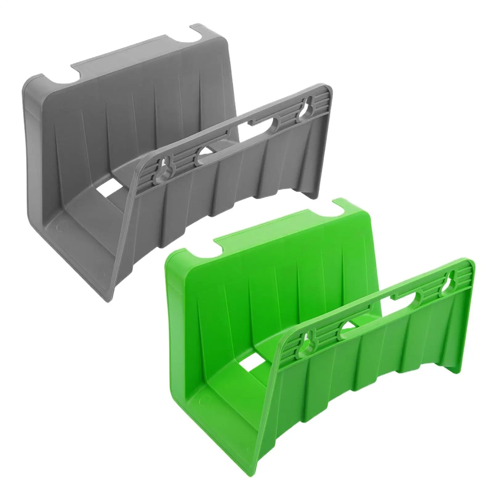 Supporto da parete per tubo dell'acqua da giardino, in plastica, per esterni, resistente, per tubi da esterno