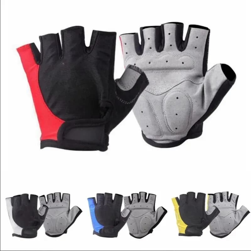 Cycling Gloves Half-Year Women's Anti-Slip Anti-Flat Breathable Bicycle Gloves Summer Bike Gloves Exercise Bike Gloves for Gym without fingers