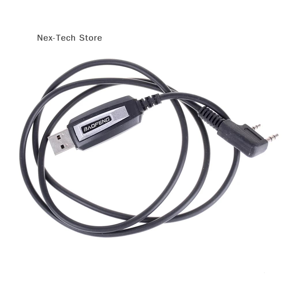 1 set cavo di programmazione USB a 2 pin con CD software per radio Baofeng UV-5R BF-888S