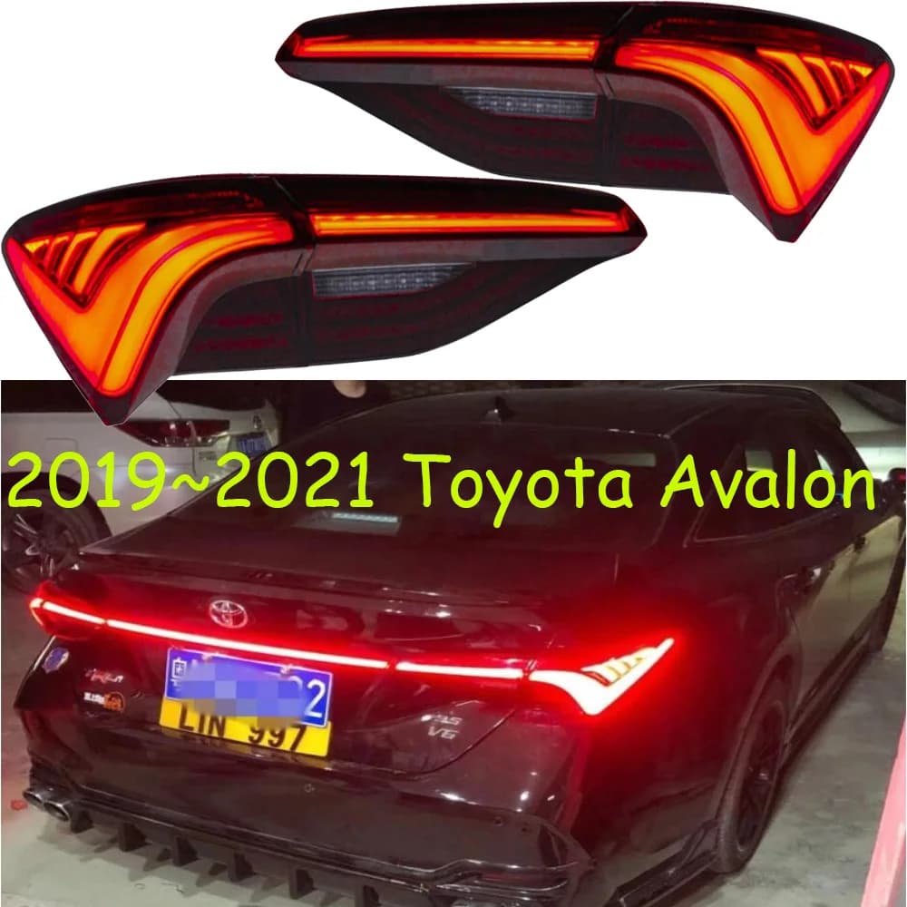 Fanale posteriore per paraurti per auto dinamico Fanale posteriore Avalon 2019 ~ 2020y LED Accessori per auto Fanale posteriore Avalon Luce posteriore Nebbia