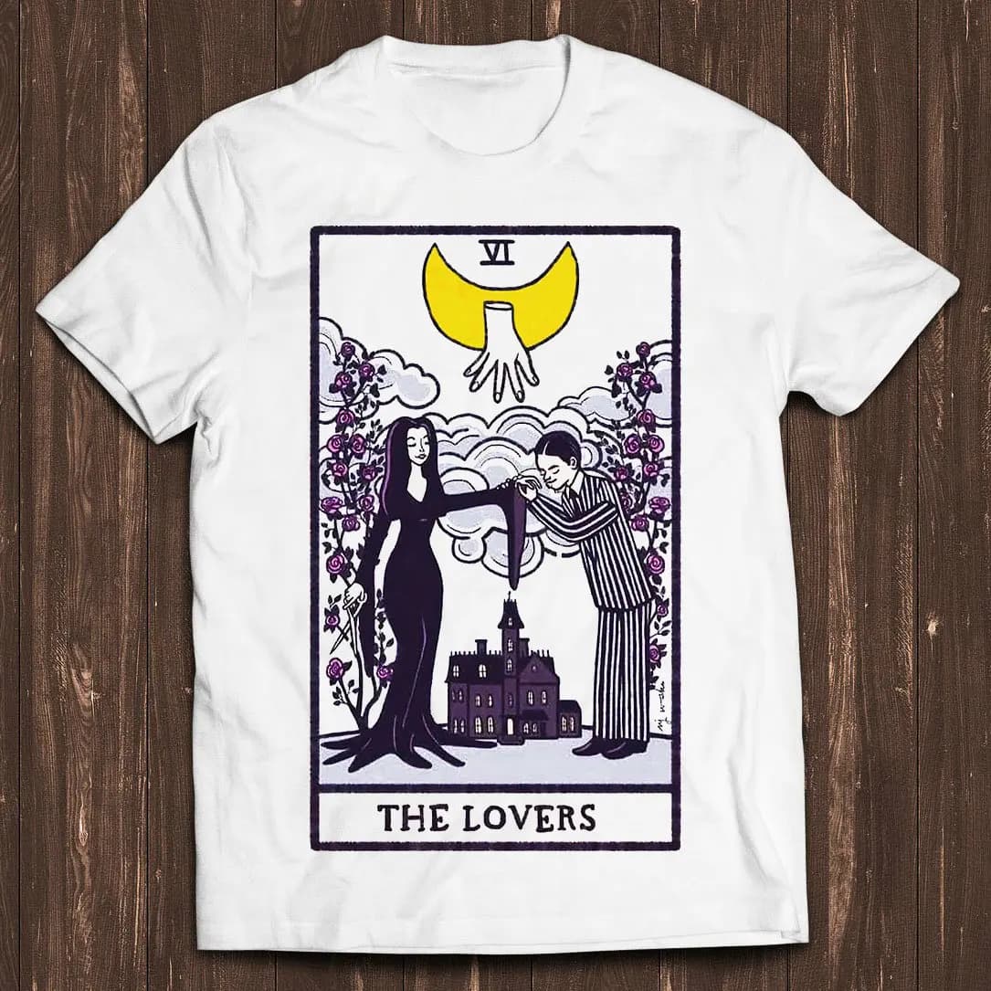 Vampire Lovers VI Tarocchi Gioco divertente Meme Musica Regalo T-shirt per uomo e donna Casual Street Maniche corte