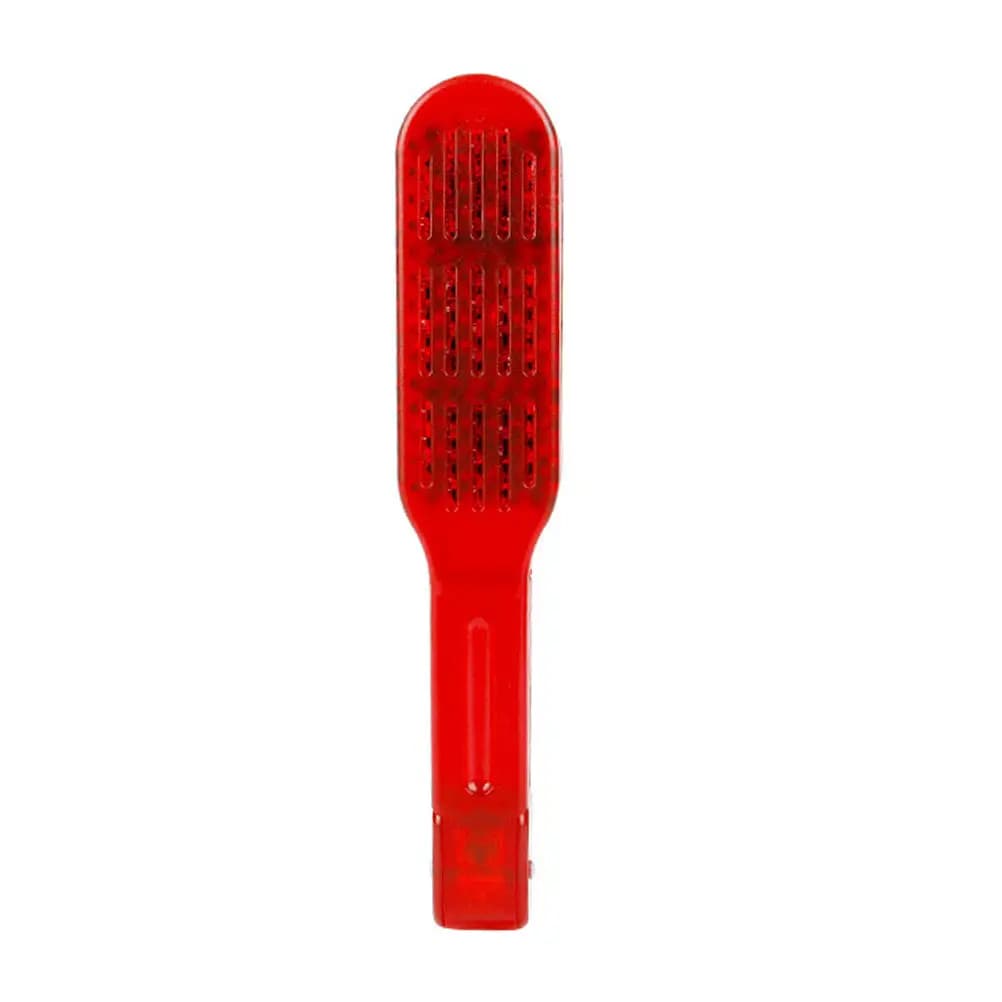 Pettine Professionale in Setole di Cinghiale per Lisciare, Acconciare, Asciugare con Phon, Ridurre il Crespo, Delicato sul Cuoio Capelluto, con Manico Ergonomico, Viola