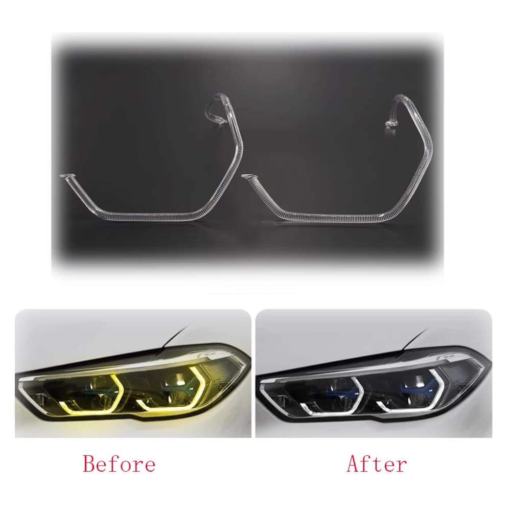 Per BMW X5 X6 G05 G06 2019-2022 High DRL Car faro luce guida striscia luce di marcia diurna tubo faro giornaliero DRL