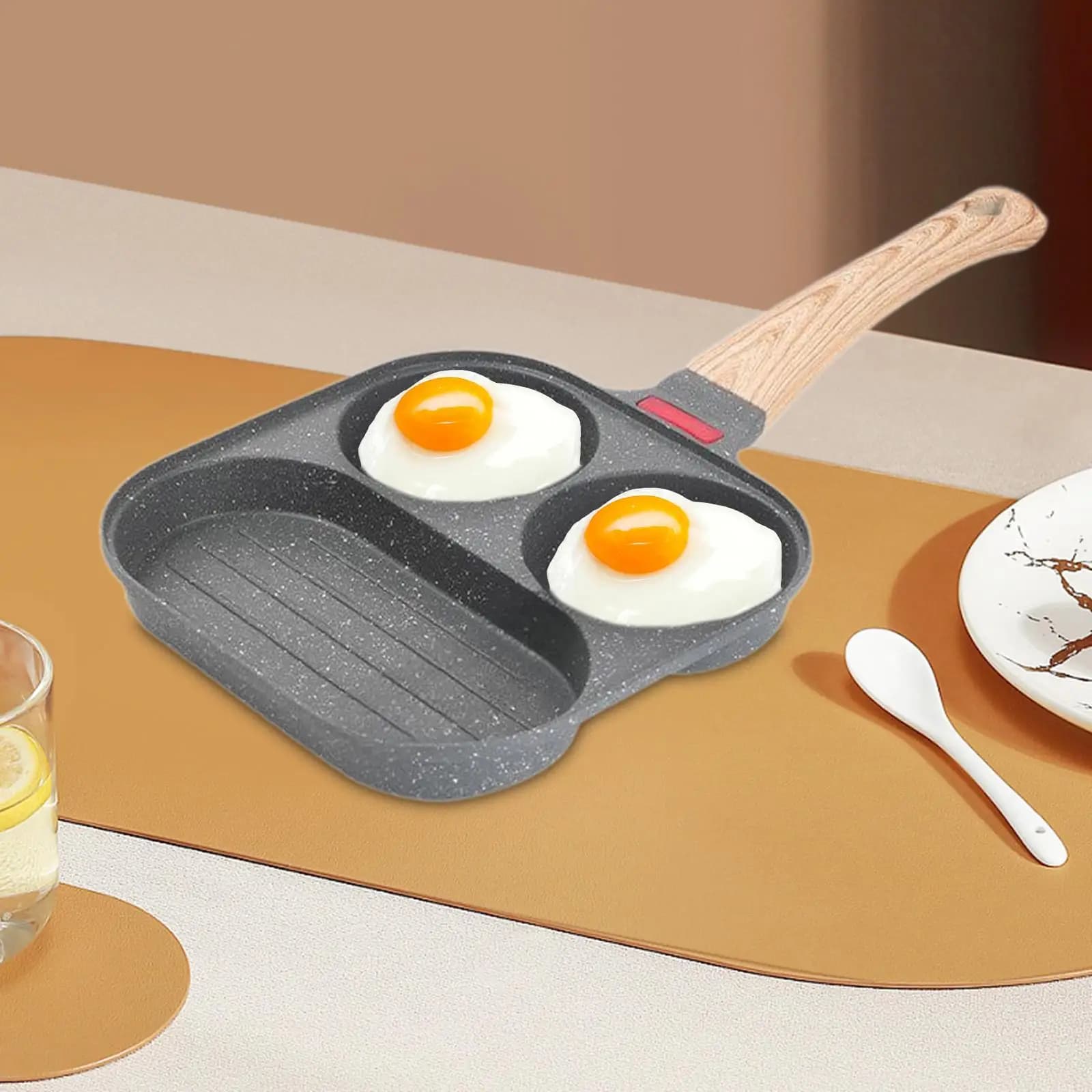 Eggs pan for breakfast Frying pan for grill Multifunctional fried egg