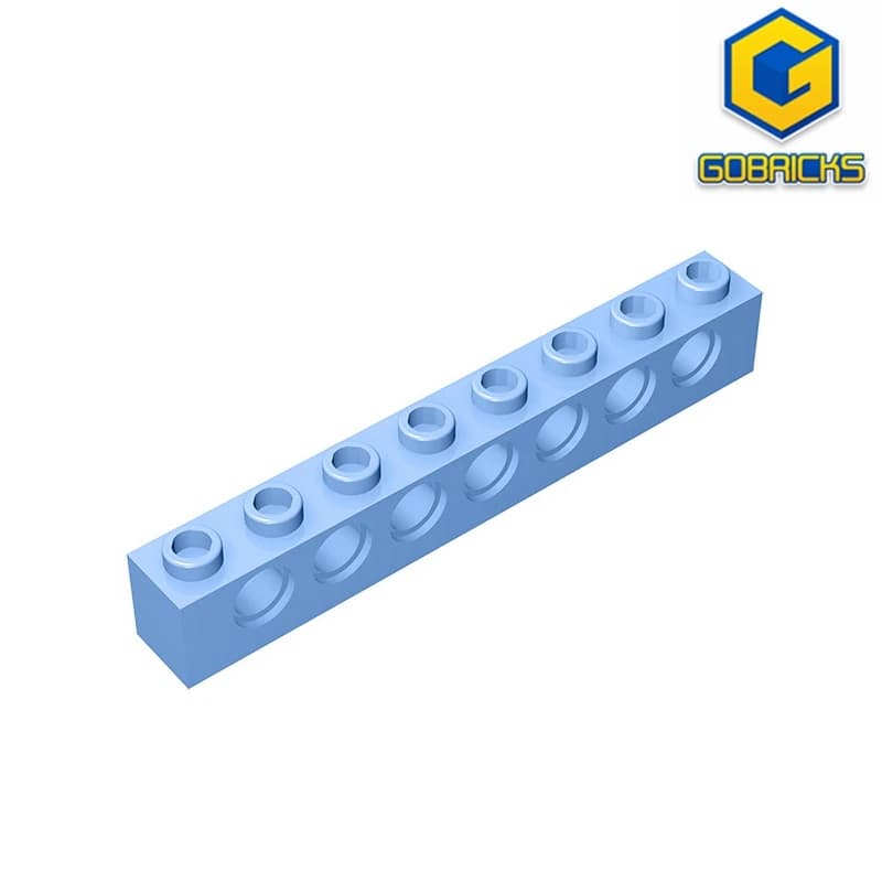 Gobricks GDS-627 MATTONE TECNICO 1X8 - 1x8 7compatibile con i blocchi educativi fai da te per bambini LEGO 3702