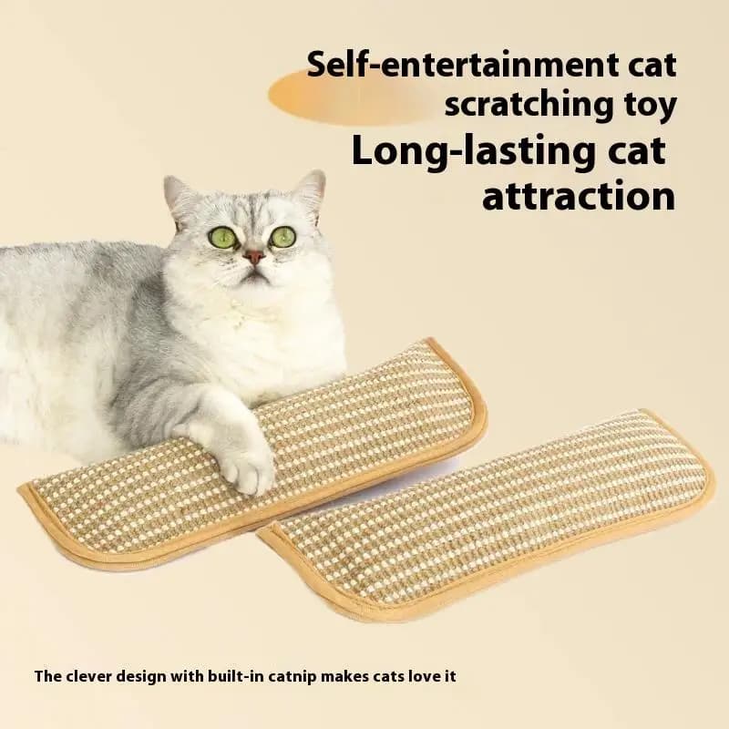 Erba gatta Cuscino digrignamento dei denti e pulizia anti morso Giocattolo per gatti resistente all'usura Giocattolo per alleviare il piacere delle zampe del gatto
