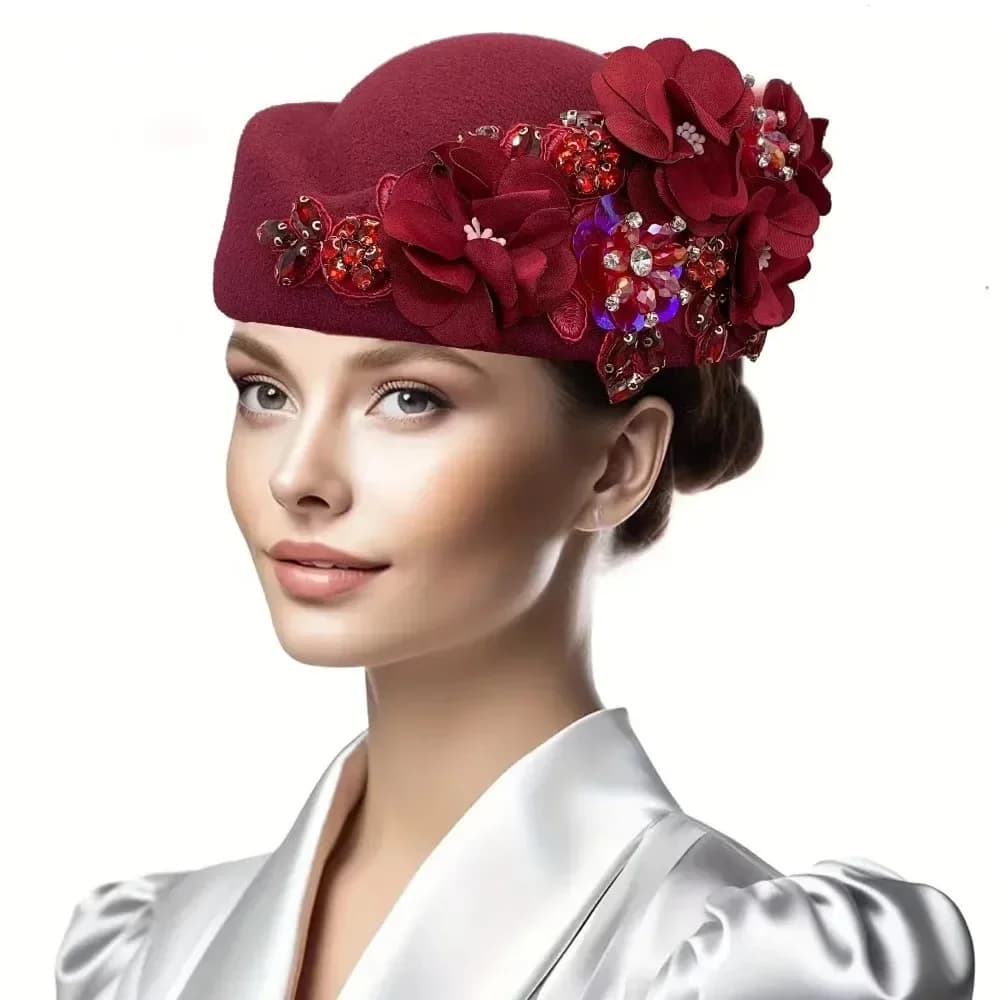 Copricapo africano Moda Estate Autunno Cappello turbante africano per donna Chiesa con berretti morbidi a fiori per avvolgere la testa casual per feste