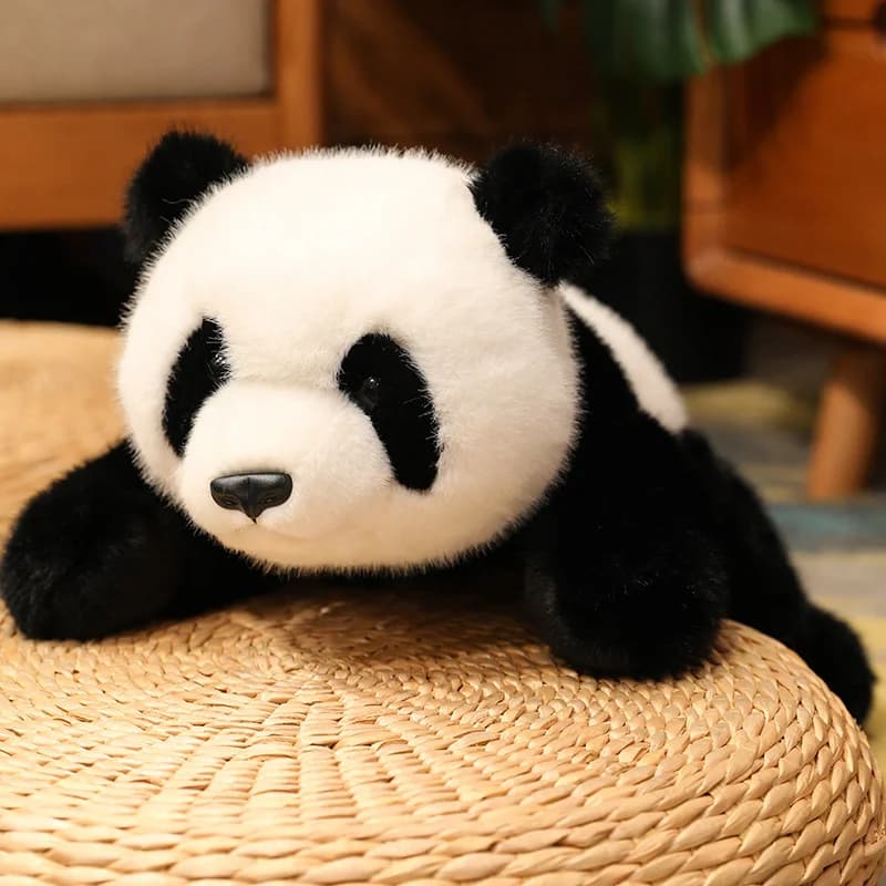 30cm Cute Panda Plush Toy Soft Stuffed Plushies Home Sofa Throw Pillow Ornament Kid Favors Gifts For Girls Birthday Party Decor