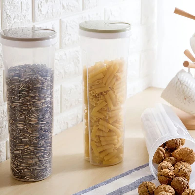 Contenitore per Alimenti Sigillato, Scatola Ermetica Antigoccia per Cereali, Spaghetti, Pasta e Cereali