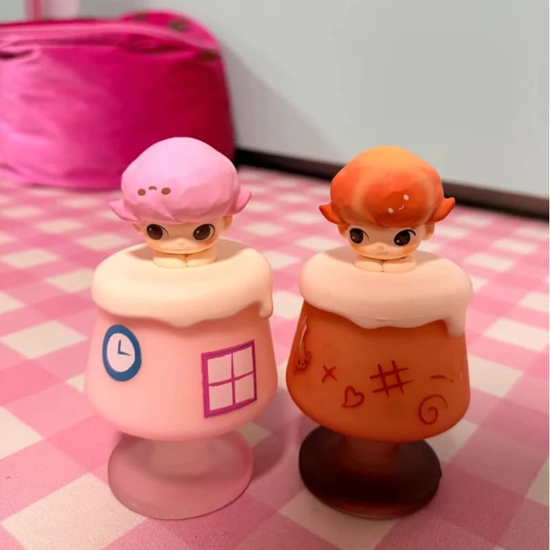 Genuino Popmart Dimoo The Missing Day Aromatherapy Candles Blind Box Table Ornament Fashionable Toy Christmas Gift Mysterious Box