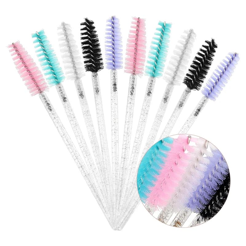 SENSE LASHES 50 pcs Use And Drop Brush For Eyelash Extension Tools Eyebrow Brush Mascara Sticks Applicator Cosmetic Eyelash