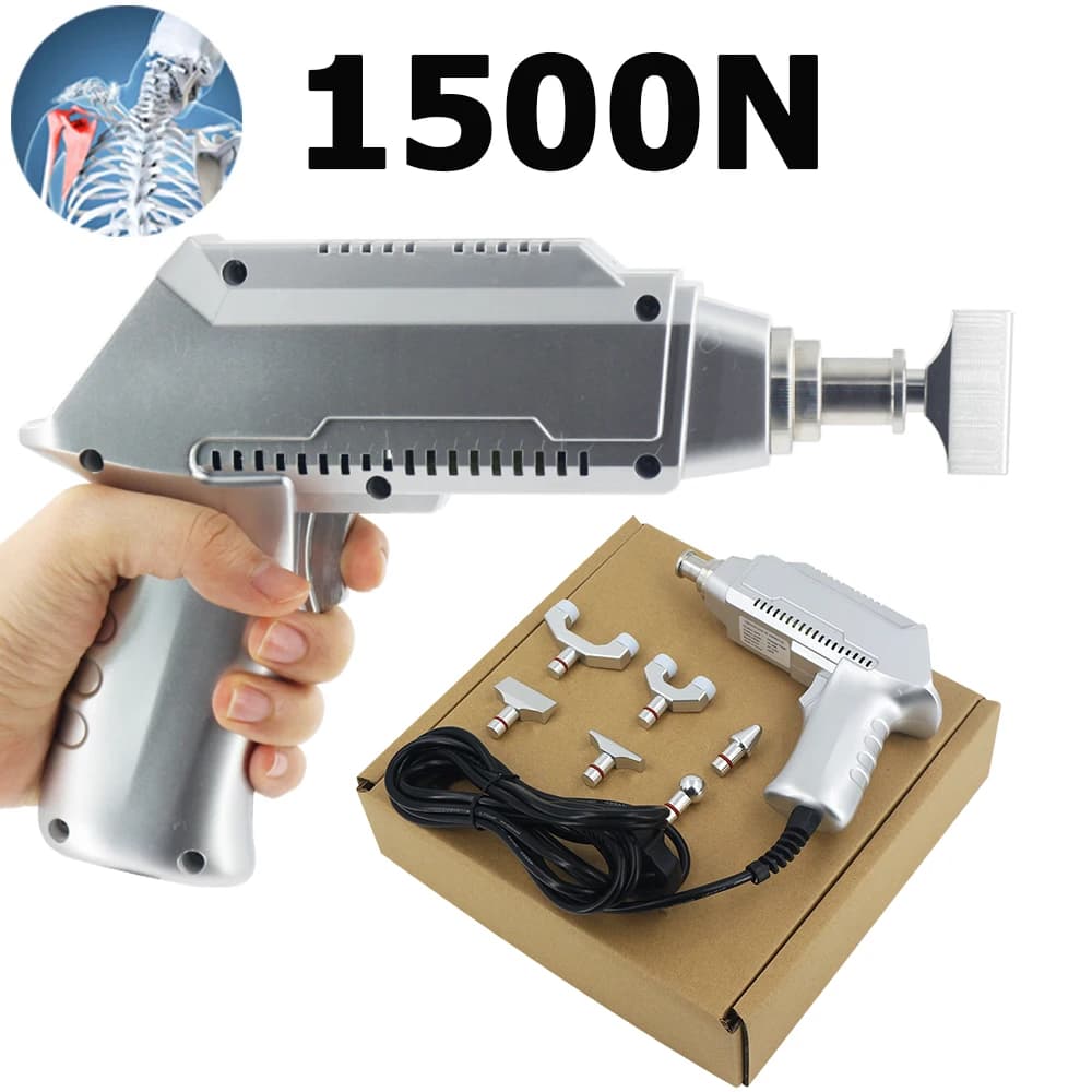 NUOVO Strumento Chiropratico Elettrico 1500N, Pistola per Terapia Intensiva e Correzione della Colonna Vertebrale, Massaggiatore per Uso Domestico