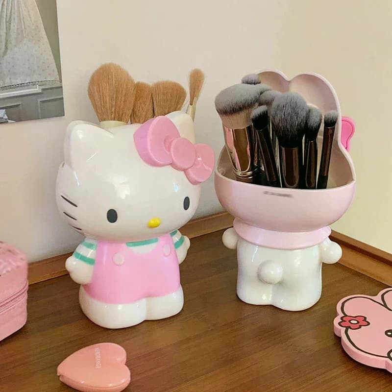 Sanrio Kawaii My Melody Anime Hello Kitty Wallet Nice cartoon Chancellery Makeup Brush Organizer Desktop Decoration Gifts Toy