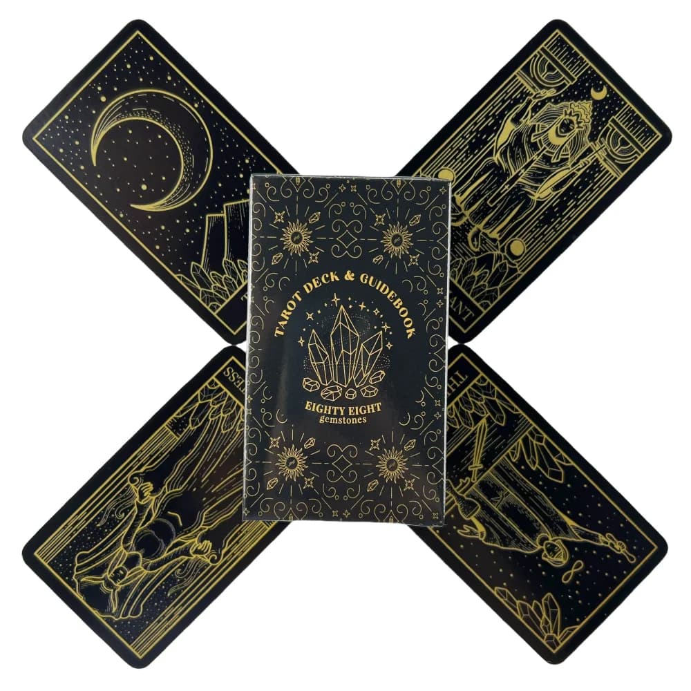 Otto miracoli Carte dei tarocchi mistici A 78 mazzi Oracle Edizione divinazione inglese Borad Giocare a giochi