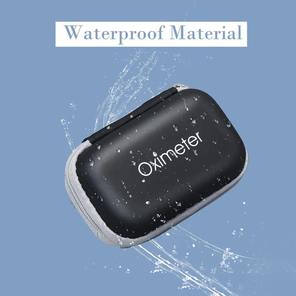 1x storage bag for oxymeter for finger oxymeter bag for oxymeter portable storage bag with zipper support with reasonable hinge layout