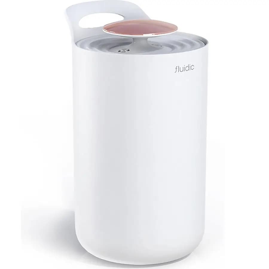 Contenitore per Compost da Cucina, 3 Litri, Mini Bidone per Rifiuti Alimentari con Coperchio, Inodore con Chiusura Ermetica, Bianco
