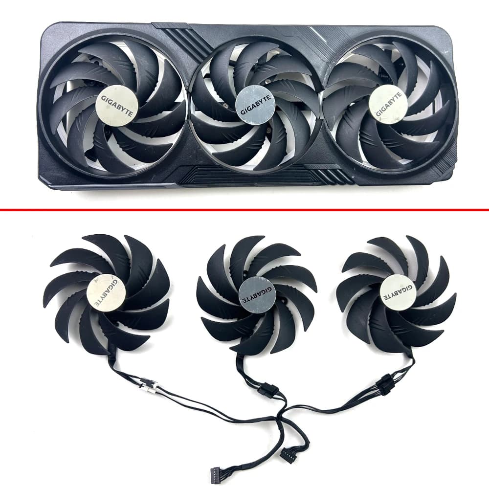 NEW Cooling Fan 107mm PLD1001020S12H For Gigabyte RTX4060 4070 TI 4080 4080 SUPER RTX4090 GAMING video card fans
