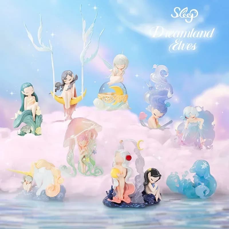 SLEEP Dreamland Elf Series Blind Box Guess Bag Mystery Box Giocattoli Bambola Carina Anime Figure Ornamenti da Collezione