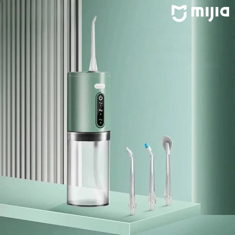 Mijia Portable Water Floss USB Rechargeable Oral Irrigator 280ML Electric Tooth Cleaning Device 3 Modes Waterproof Irrigator
